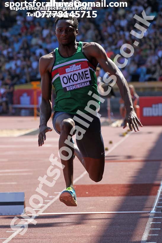 Mens triple jump, 2019 Muller British Championships, Alexander Stadium, Birmingham. Photo: David T. Hewitson/Sports for All Pics